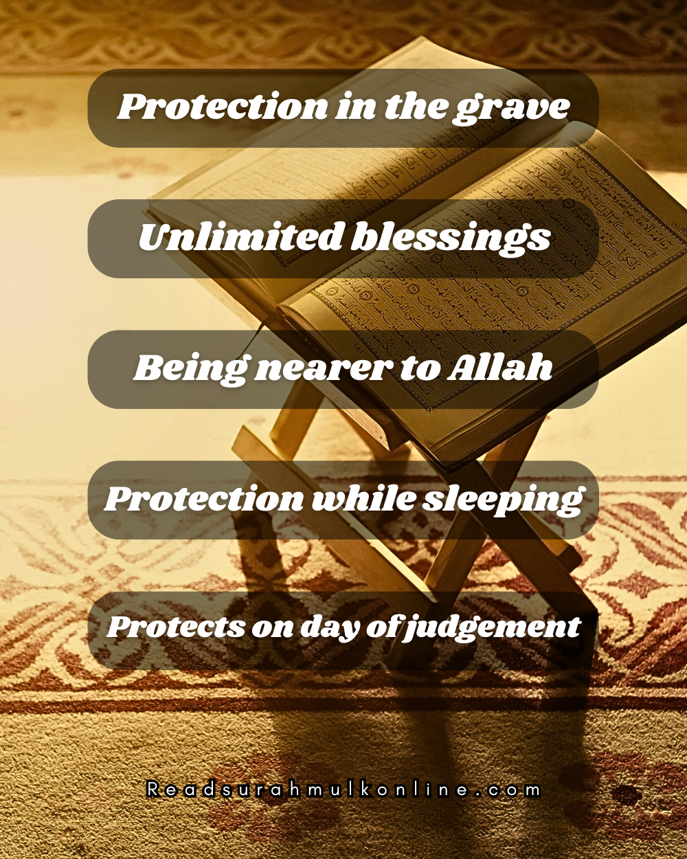 Benefits Of Surah-Mulk