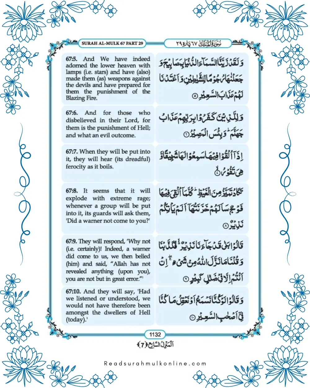 Surah Mulk in English page 2