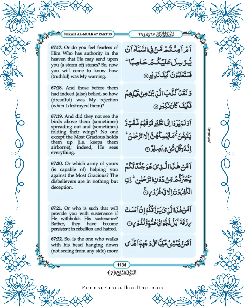 Surah Mulk in English page 4